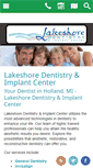 Mobile Screenshot of lakeshoredentistry.com